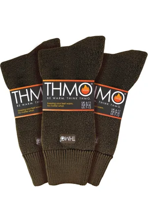 THMO 3 Pack Multipack Mens Thick Winter Warm Socks with Comfort Top - - Size UK 6-11