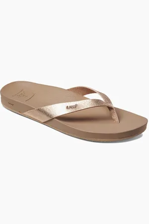 Reef Womens Cushion Court Sandal Leather - Size UK 5