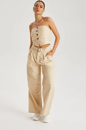 Urban Bliss Womens Button Front Corset Top - Size Small
