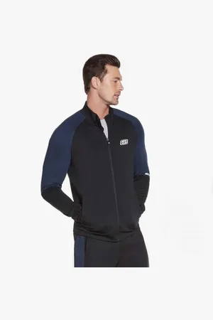 Skechers M3JA192/BLK SKECHTECH Mens Full Zip Jacket Bold - Size Medium