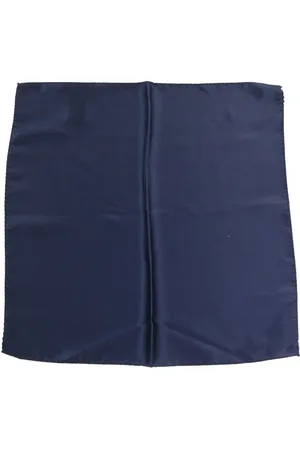 Dolce & Gabbana Mens 100% Silk Square Handkerchief Scarf - One Size
