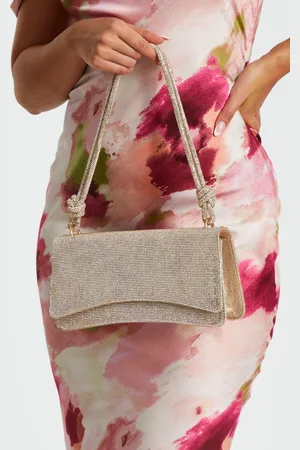 Quiz Womens Diamante Shoulder Bag - One Size