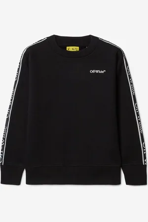 OFF-WHITE Kids Unisex Bookish Logo Band Sweatshirt in - Size 10Y