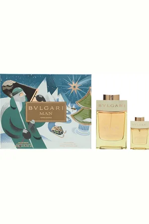 Bvlgari Mens Man Gift Set - Eau De Parfum 100ml + Eau De 15ml - - One Size