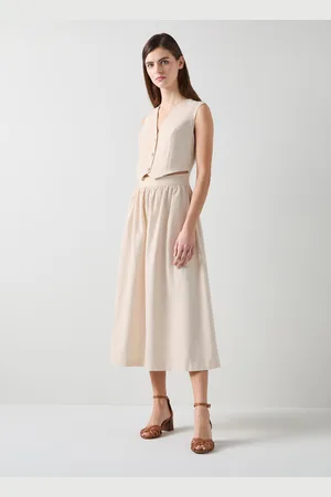LK Bennett Womens Pernille Dresses, Ecru - - Size 18 UK