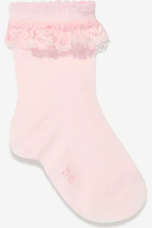 Falke Girls Romantic Lace Socks in - Size 3-5 (UK Shoe)