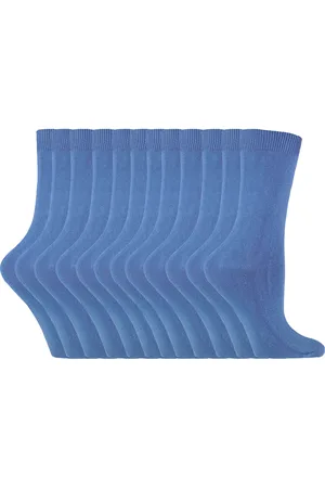 Sock Snob Womens Plain Cotton Rich Socks