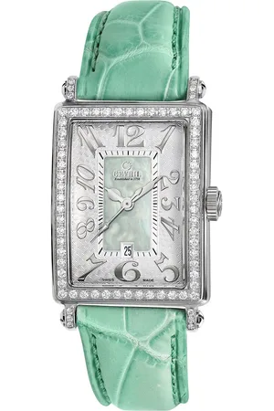 Gevril WoMens 7246NL Mini Quartz Avenue of Americas Diamond Watch - One Size