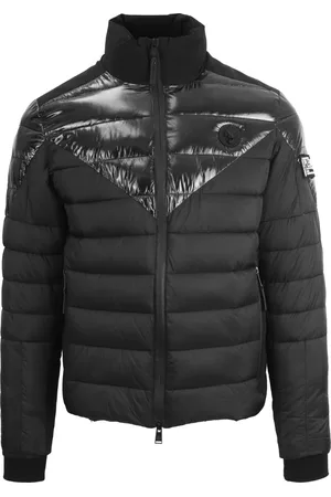 Philipp Plein Mens Plain Quilted Jacket - Size X-Large
