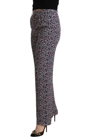 Michael Kors WoMens High Waist Printed Straight Pants - Size EU 42 (Womens)