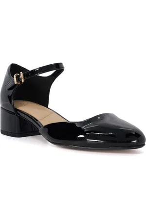 Dune Womens Ladies Dominos - Patent Mary Jane Shoes - material_Synthetic - Size UK 6