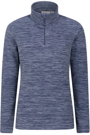 Mountain Warehouse Womens/Ladies Snowdon Melange Fleece Top (Dark ) - Size 16 UK