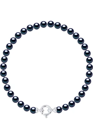 Diadema Womens - Bracelet - Real Freshwater Pearls - Tahitian Style - White Gold - One Size