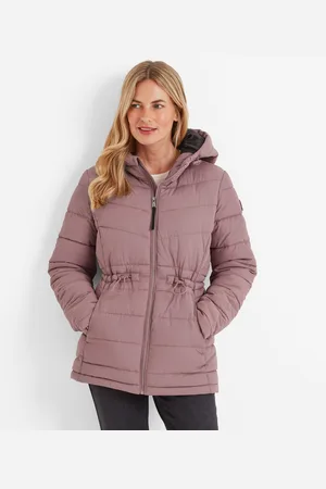 Tog 24 Anthorn Womens Padded Parka Mauve - Polyamide - Size 10 UK
