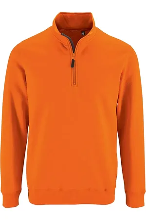 Sols Mens Stan Contrast Zip Neck Sweatshirt - Size X-Large