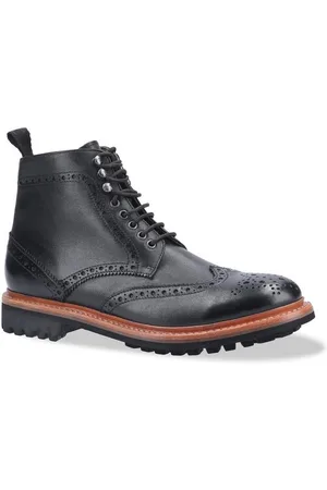 Cotswold Outdoor Mens Rissington Commando Lace Up Leather Dress Boot - Size UK 12