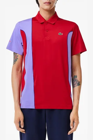 Lacoste Mens Sport x Novak Djokovic Regular Fit Polo Shirt in Multi - - Size X-Large