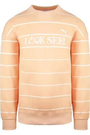 PUMA X Michael Lau Long Sleeve Crew Neck Mens Graphic Sweatshirt 530359 26 Cotton - Size Medium