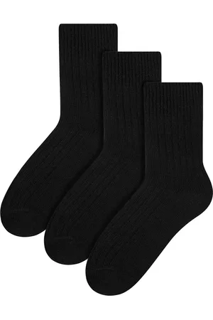 Steven 3 Pairs Womens Wool Dress Socks