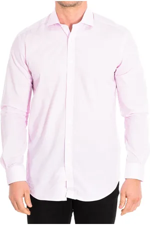 Café Coton Mens long sleeve lapel collar button closure shirt BRUCE6 - Cotton - Size EU 38