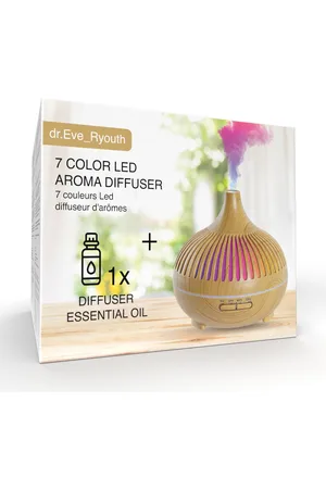 DR EVE RYOUTH Womens 7 Color Led Aroma diffuser - UK Plug / EU - - One Size