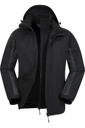 Mountain Warehouse Mens Thunderstorm 3 in 1 Waterproof Jacket - Size X-Large