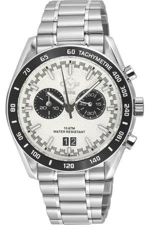 GV2 by Gevril 42905B Mens Freccia Chronograph Swiss Quartz Watch - - One Size