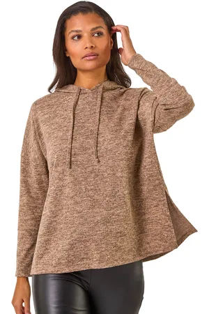 Roman Womens Soft Touch Drawstring Hoodie - - Size 14 UK