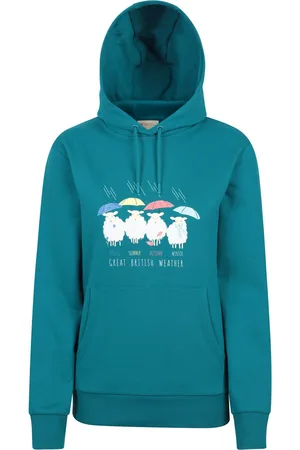 Mountain Warehouse Womens/Ladies Great British Weather Regular Hoodie - Size 12 UK
