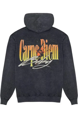 Criminal Damage Mens CARPE DIEM HOODIE - Cotton - Size X-Small