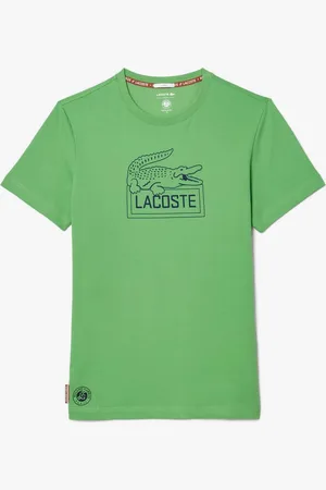 Lacoste Mens Sport Roland-Garros Edition Ultra Dry Tennis T-Shirt in Cotton - Size X-Large
