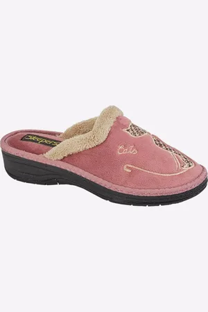 Sleepers Lorna Cat Mule Slipper Womens - - Size UK 3