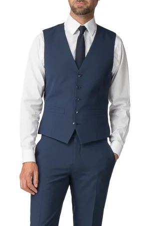 Racing Green Mens Plain Waistcoat - - Size 44 Regular