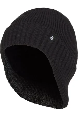 Heat Holders Mens - Thermal Acrylic Winter Expedition Hat with Drop Neck for Men - - One Size