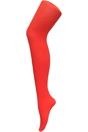 Sock Snob Womens 80 Den Opaque Coloured Winter Fashion Tights - Nylon - Size Large