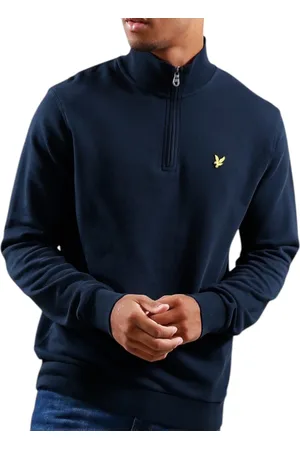 Lyle & Scott Mens High Neck Jumper Winter Sweatshirt - Cotton - Size 2XL