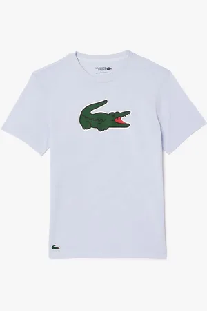 Lacoste Mens Sport Ultra Dry XXL Logo T-Shirt in Polycotton - Size X-Small