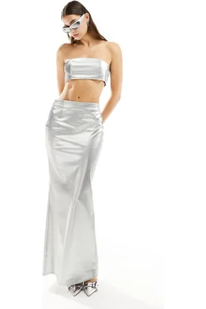 KYÒ Womens The Brand fishtail maxi skirt co-ord in - Size 8 UK