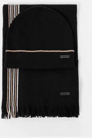 HUGO BOSS Enzo Mens Scarf and Beanie Set - - One Size