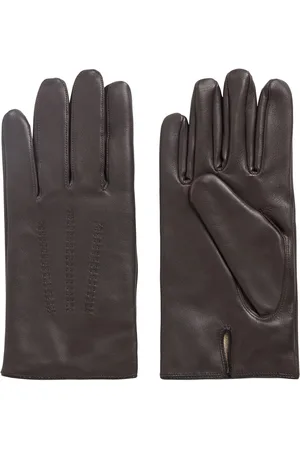HUGO BOSS Unisex Accessories Hainz4 Gloves in Leather - Size 10.5 (Gloves)