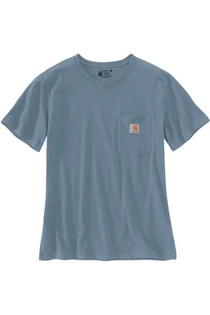 Carhartt Womens Pocket Workwear Ribknit Short Sleeve T-Shirt - - Size Large