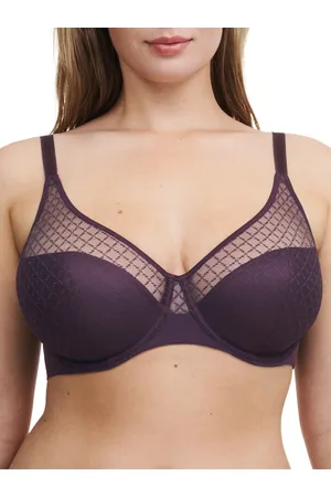 Chantelle Womens Norah Chic Covering Moulded Bra - Polyamide - Size 34F