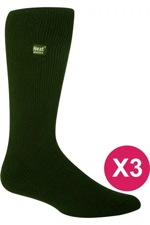 Heat Holders 3 Pack Multipack Mens Insulated Thermal Socks for Winter - - Size UK 6-11