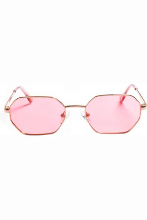 Skechers Womens polarized metal sunglasses with hexagonal shape SE6273S - - One Size