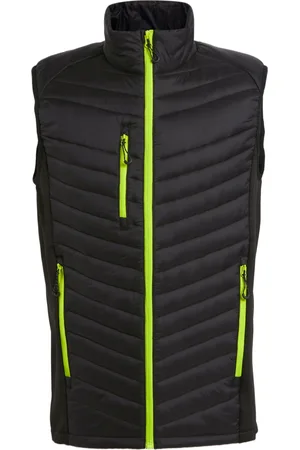 Regatta Mens Navigate Quilted Hybrid Gilet ( /Lime Green) - Size Large