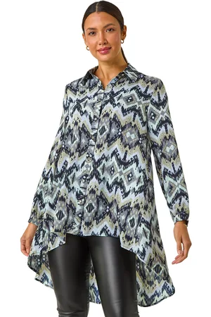 Roman Womens Abstract Print Shirt - - Size 10 UK