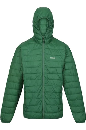 Regatta Mens Hillpack Hooded Lightweight Jacket (Eden) - - Size Medium
