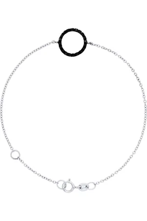 Diadema Womens - Bracelet - Gold - Diamonds - Black - One Size