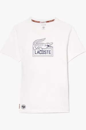 Lacoste Mens Sport Roland-Garros Edition Ultra Dry Tennis T-Shirt in Cotton - Size 2XS