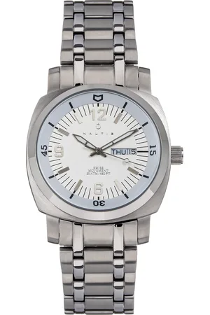 Nautis Mens Stealth Bracelet Watch w/Day/Date - Stainless Steel - One Size